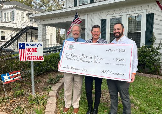 AEP Foundation grant aids veteran’s nonprofit with home project